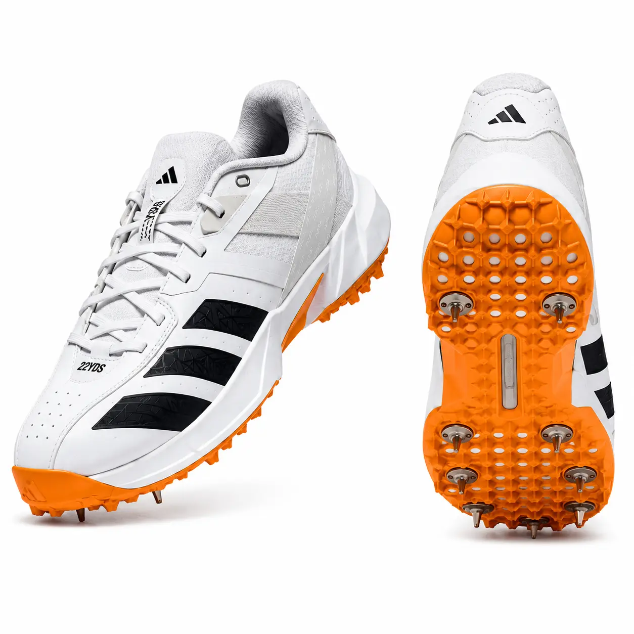 Adidas 22yds Incurza Cricket Shoes - White (2026)